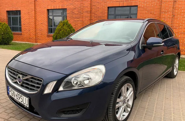 volvo Volvo V60 cena 37999 przebieg: 215000, rok produkcji 2013 z Gniezno